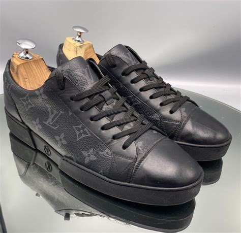 louis vuitton match up black sneaker|louis vuitton monogram sneakers women's.